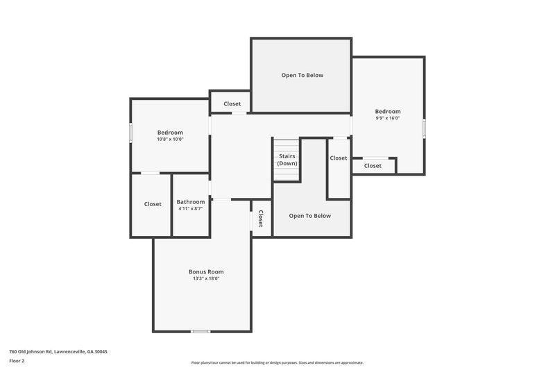 2,270/Mo, 760 Old Johnson Rd Lawrenceville, GA 30045 Floor Plan View 2
