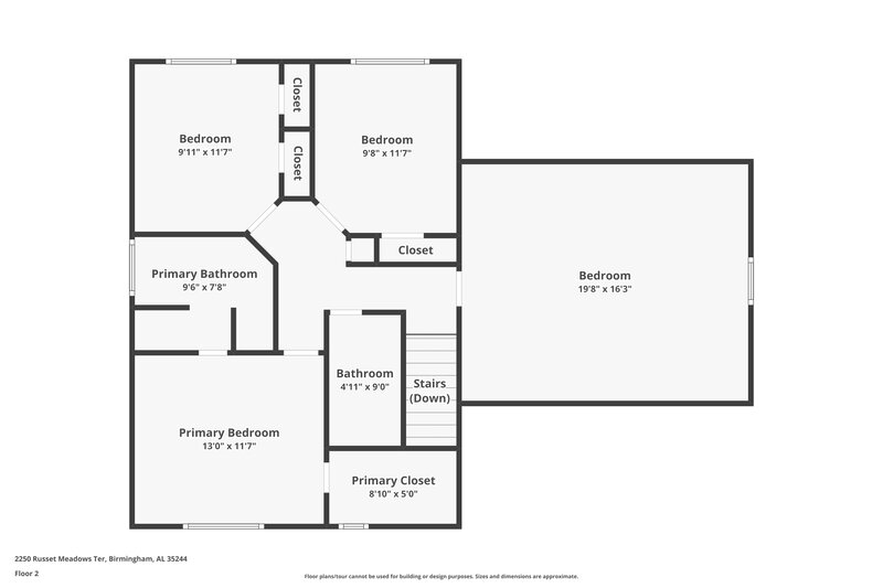 2,015/Mo, 2250 Russet Meadows Terrace Birmingham, AL 35244 Floor Plan View 2