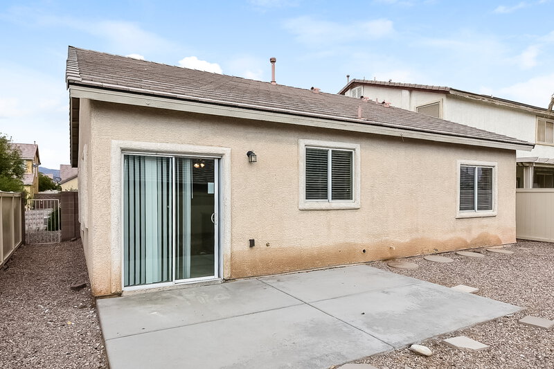 1,950/Mo, 3921 Red Trumpet Ct North Las Vegas, NV 89081 Rear View