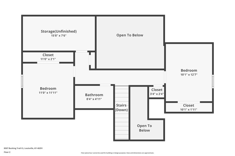 2,275/Mo, 8507 Bucking Trail Ct Louisville, KY 40291 Floor Plan View