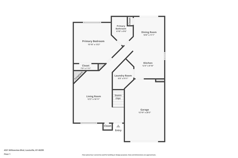 1,890/Mo, 4321 Willow View Blvd Louisville, KY 40299 Floor Plan View
