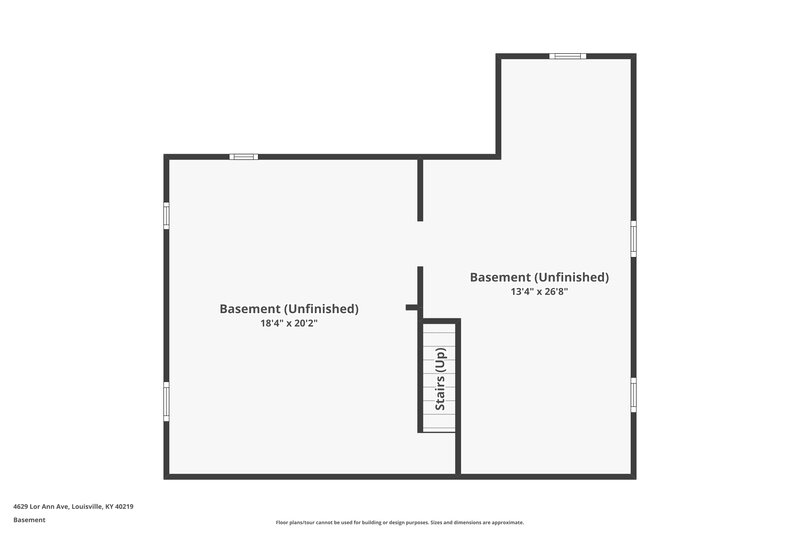 1,600/Mo, 4629 Lor Ann Ave Louisville, KY 40219 Floor Plan View