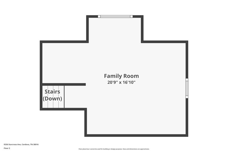 2,165/Mo, 9336 Starcross Ave Cordova, TN 38016 Floor Plan View 2