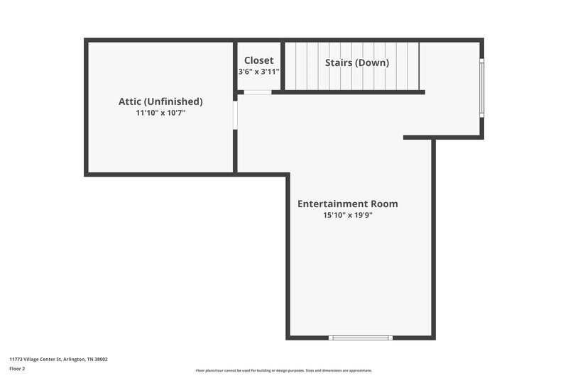 2,055/Mo, 11773 Village Center St Arlington, TN 38002 Floor Plan View 2