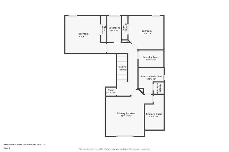 2,470/Mo, 3524 Oval Hesson Ln Murfreesboro, TN 37128 Floor Plan View