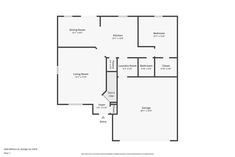 2,090/Mo, 4269 Offshore Dr Raleigh, NC 27610 Floor Plan View