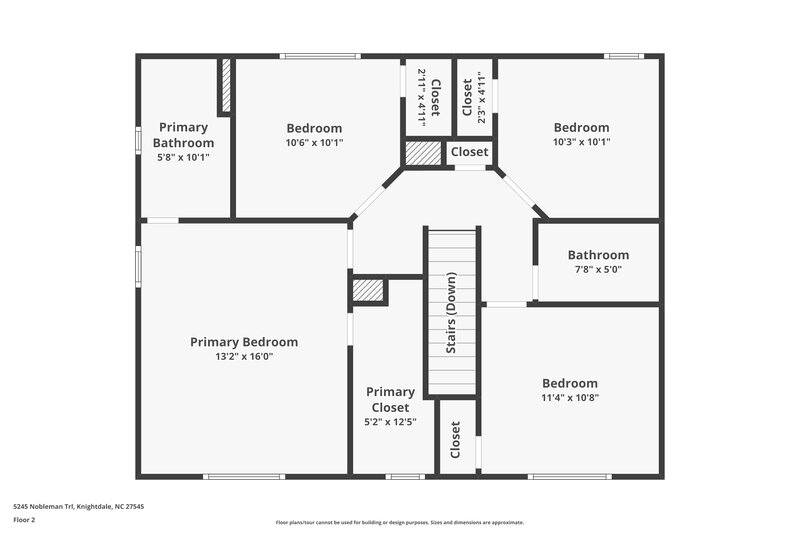 2,800/Mo, 5245 Nobleman Trl Knightdale, NC 27545 Floor Plan View 2