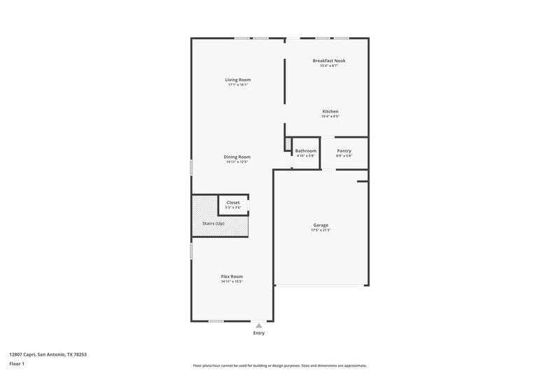 2,835/Mo, 12807 Capri San Antonio, TX 78253 Floor Plan View