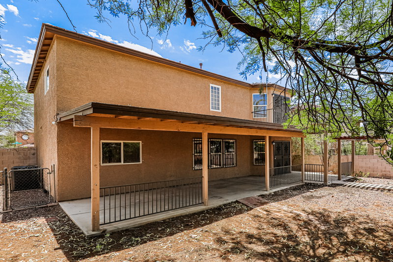 2,810/Mo, 8527 E Via Cortina de Madera Tucson, AZ 85747 Rear View